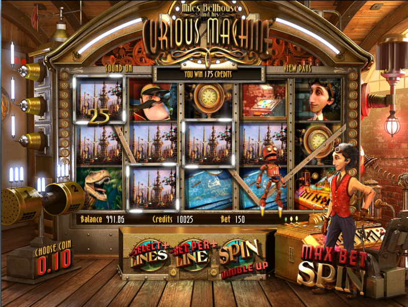 The Curious Machine video slot